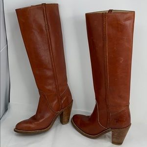 Frye Women's Brown Heeled Boots
